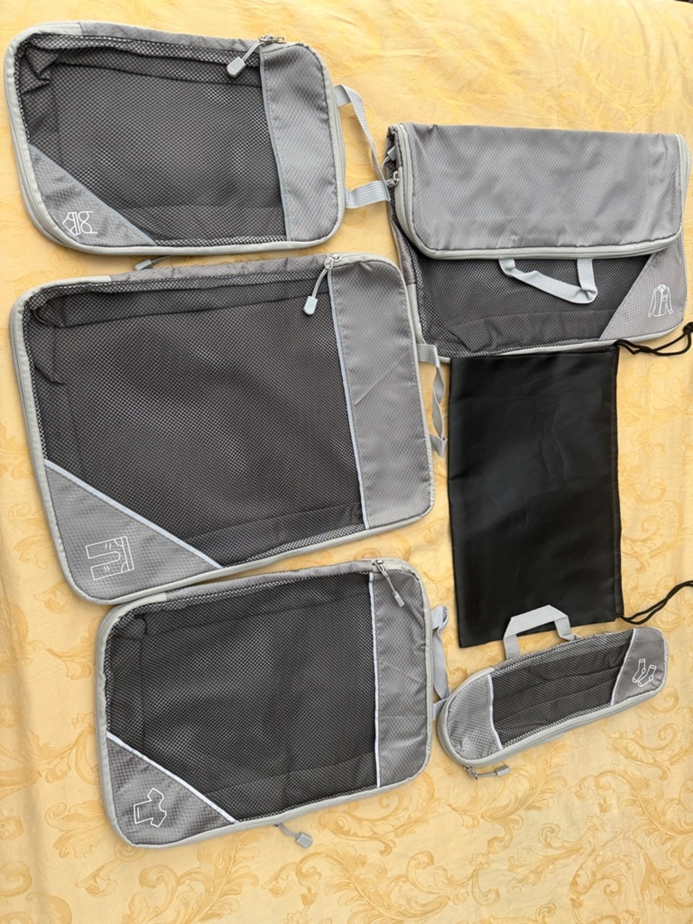 Gray Men's Travel Packing Cube Set - Brand